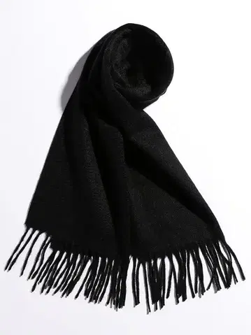 BEAUTY & YOUTH 캐시미어 머플러 블랙