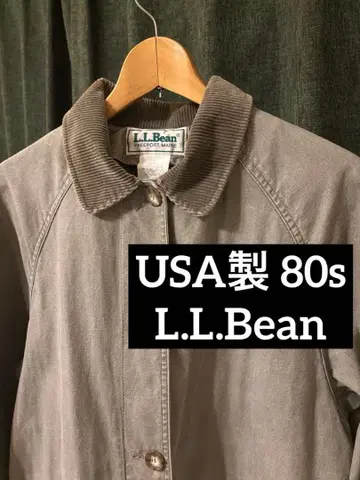 [레어] L.L.Bean 캠퍼스 롱 코트 80s USA제