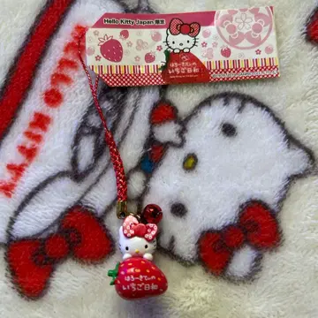 키티 스트랩 하로키티의 딸기 날씨