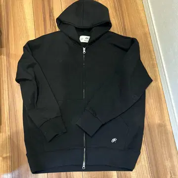 PUAL CE CIN 블랙 풀 집업 후드티