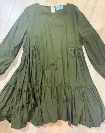 Merlette x TOMORROWLAND 올리브 그린 원피스 XS