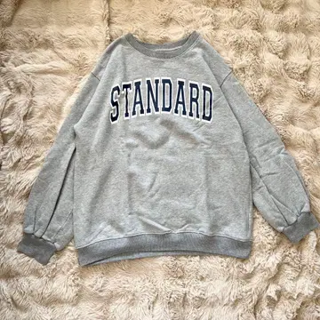 시안 도쿄 로고 맨투맨 그레이 프리 사이즈