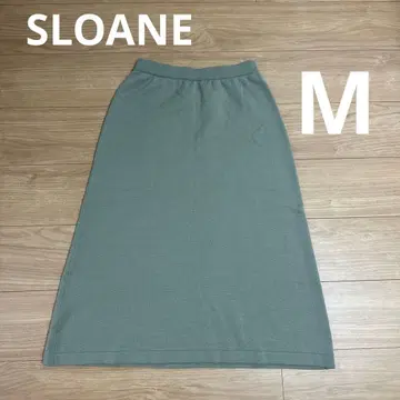 SLOANE 스 울 100% 무지 스커트