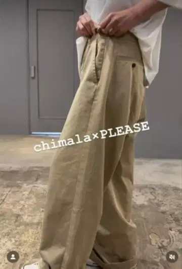 chimala 치 치노 팬츠 조절 PLEASE 한정판