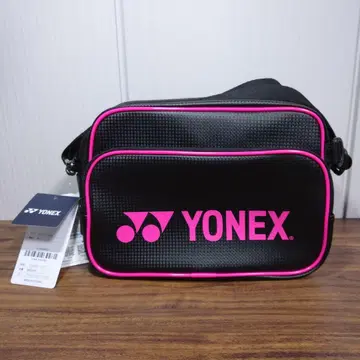 요넥스 숄더백 BAG25SB 블랙 x 핑크 미사용 새상품