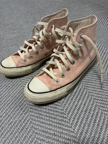 CONVERSE 핑크 하이컷 스니커즈