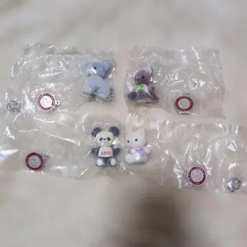 요시토쿠 봉제 인형 가챠 4개 세트