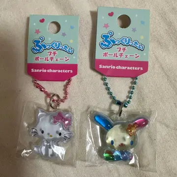 산리오  푸치 키링 우사하나 챠미