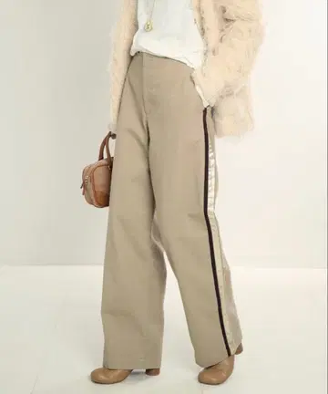 [ SLOBE IENA ] 워커즈 치노 사이드 라인 슬랙스