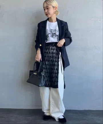 [By/m/바이엠] 멀티 WAY 튤 페더 시어 랩스커트