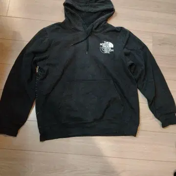 THE NORTH FACE 후드 부착 후드티 블랙