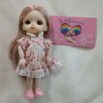 인형 핑크 드레스