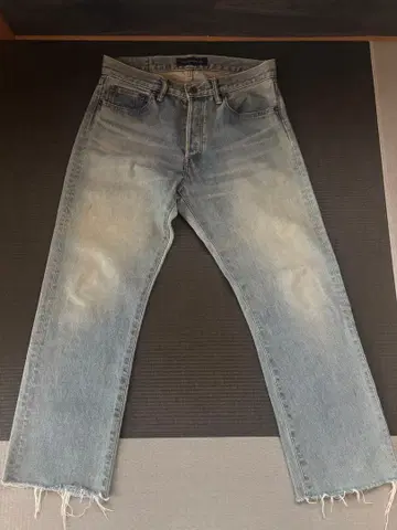 Madison Blue 보이프렌드 데님 라이트 블루