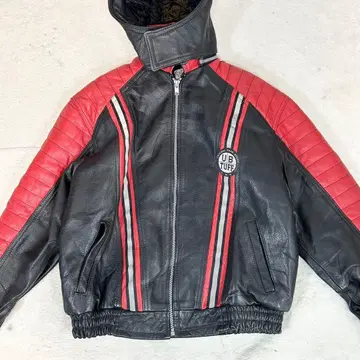 레어 y2k USA vintage UB TUFF 가죽 자켓 블루종