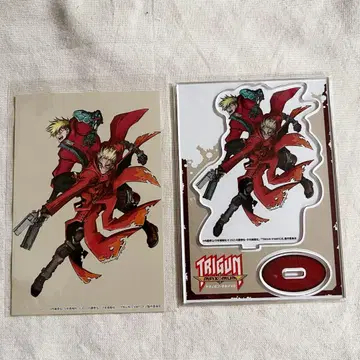 트라이건 아크릴 스탠드 엽서