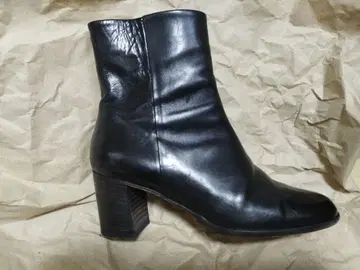 HIROFU 가죽 숏부츠 블랙