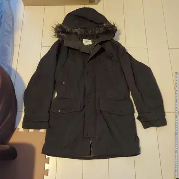 TAKEO KIKUCHI 다크 그레이 모즈 코트