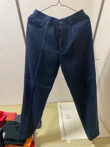 네이비 워크 팬츠 34-32