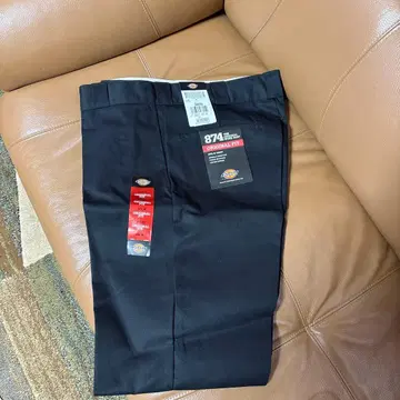 새상품 디키즈 오리지널 874 워크 팬츠 W34xL30 블랙