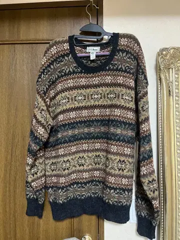 L.L.Bean 페어아일 패턴 스웨터 니트 스웨터 스코틀랜드제