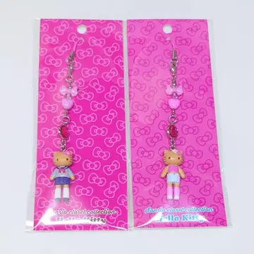 산리오 옷장 컬렉션 스트랩 일광화상 갸루 세트 키티