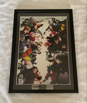 NARUTO THE GALLERY 액자 아트 시리얼 넘버 포함