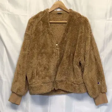 챔피온 챔피온 노카라 보아 플리스 자켓 브라운 M