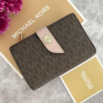 새상품 MICHAEL KORS 마이클코어스 지갑 접이식 지갑 브라운