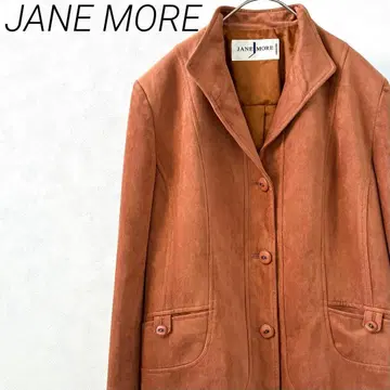 JANE MORE 테일러드 자켓 포켓 부착 스웨이드 빅