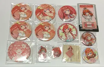 5등분의 신부 5월 꽃의 요정 가챠 캔뱃지 묶음 판매