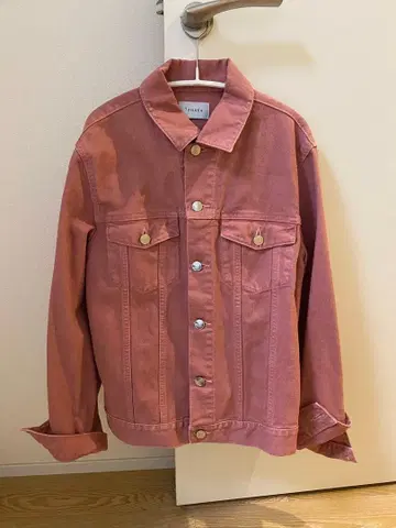 새상품급 TANAKA 핑크 데님 자켓