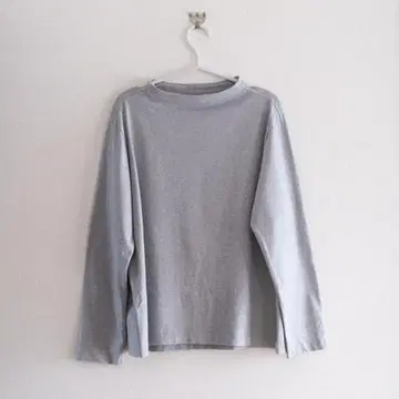 nisica 그레이 간지 넥 티셔츠 사이즈 2