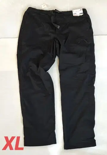 미사용품 UNIQLO 히트텍 웜 이지 팬츠 블랙 밑단 조임