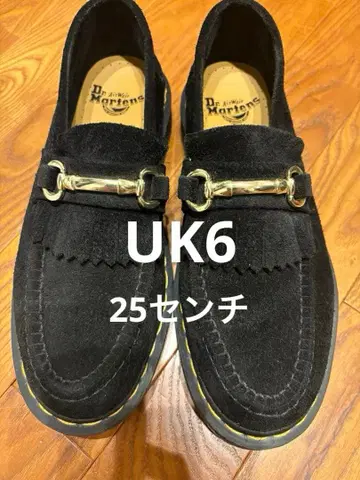 닥터 마틴 블랙 스웨이드 로퍼