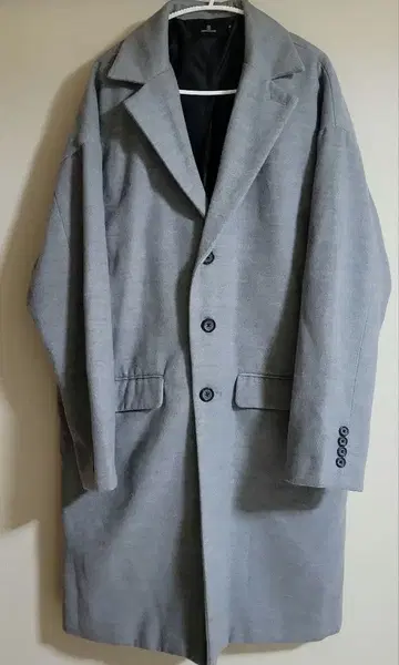 MONO-MART 울 롱 코트 사이즈 F 그레이