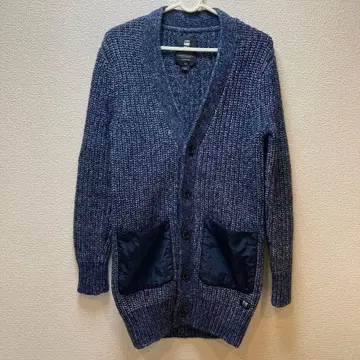 지스타 로우 네이비 니트 가디건