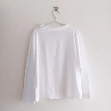 nisisca 간지 넥 티셔츠 화이트 사이즈 2