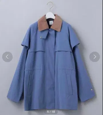 roku 코듀로이 칼라 자켓