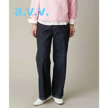 [ 새상품급 ] a.v.v. 스트레치 데님 와이드 팬츠