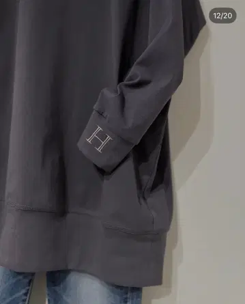 이시카와 라보 H 롱T 롱 코쿤 별주 컬러 그레이