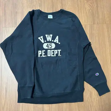 Champion 리버스 위브 맨투맨 복각 파랑 택