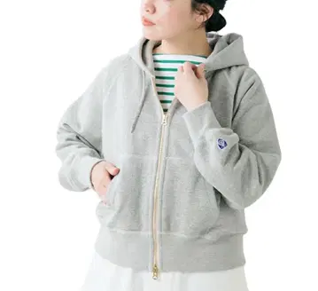 오르치발 ORCIVAL 더블 풀 집업 후드티 0 사이즈 그레이