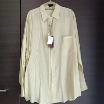 [ 미사용 새상품:택 포함 ] 어반 리서치 아이보리 소프트 오버 셔츠