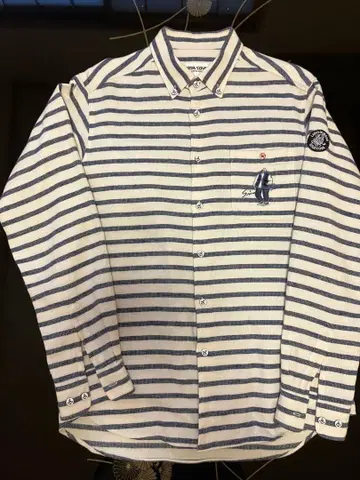 SINA CAVA 보더 무늬 긴팔 셔츠 L 사이즈