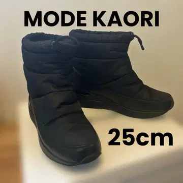 모드 카오리*블랙*숏부츠*25*미사용