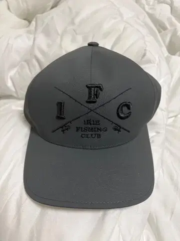 새상품 IFC 라인 낚시 클럽 캡 그레이