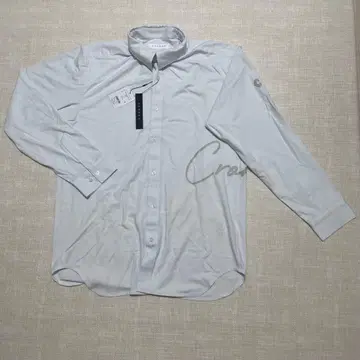 CRONOS, 골프, 화이트, 화이트 긴팔 셔츠 버튼식 커프스