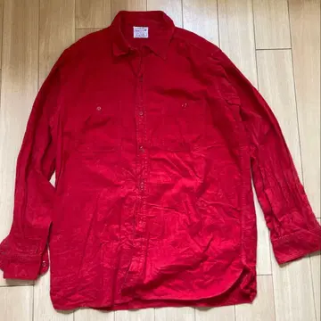 60s - 70s BRENT Plain L/S Cotton Shirt