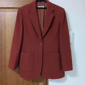 마렐라 벽돌색 싱글 버튼 자켓 코트 이탈리아제