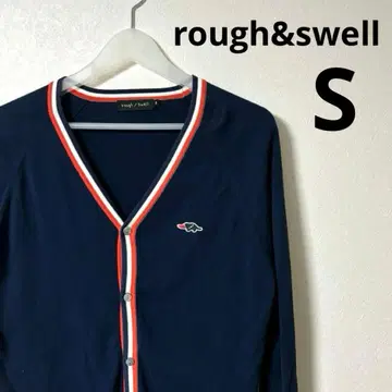 rough&swell 골프 가디건 로고 와펜 S